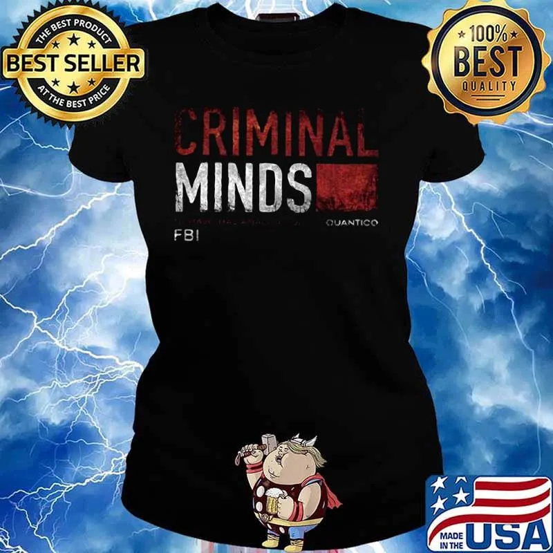 CRIMINAL MINDS SEHAVICRAL ANALYSIS QUANTICO FBI SHIRT Ladies tee