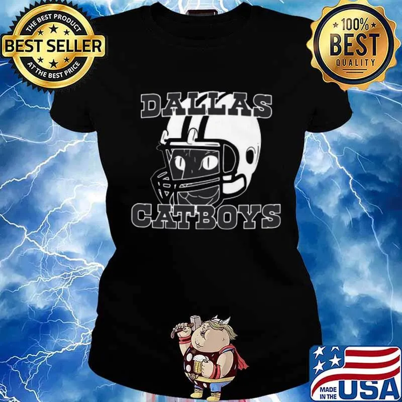 Dallas cowboys catboys football s Ladies tee