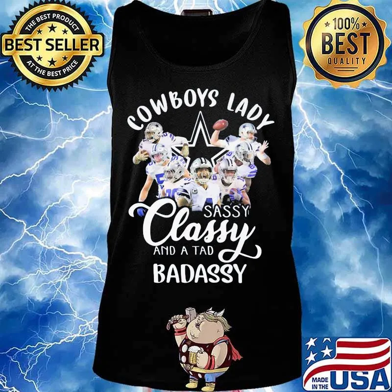 Dallas cowboys lady sassy classy and a tad badassy s Tank top