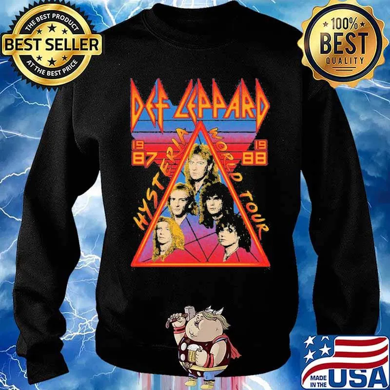 Def leppard hysteria world tour 1987 s Sweater