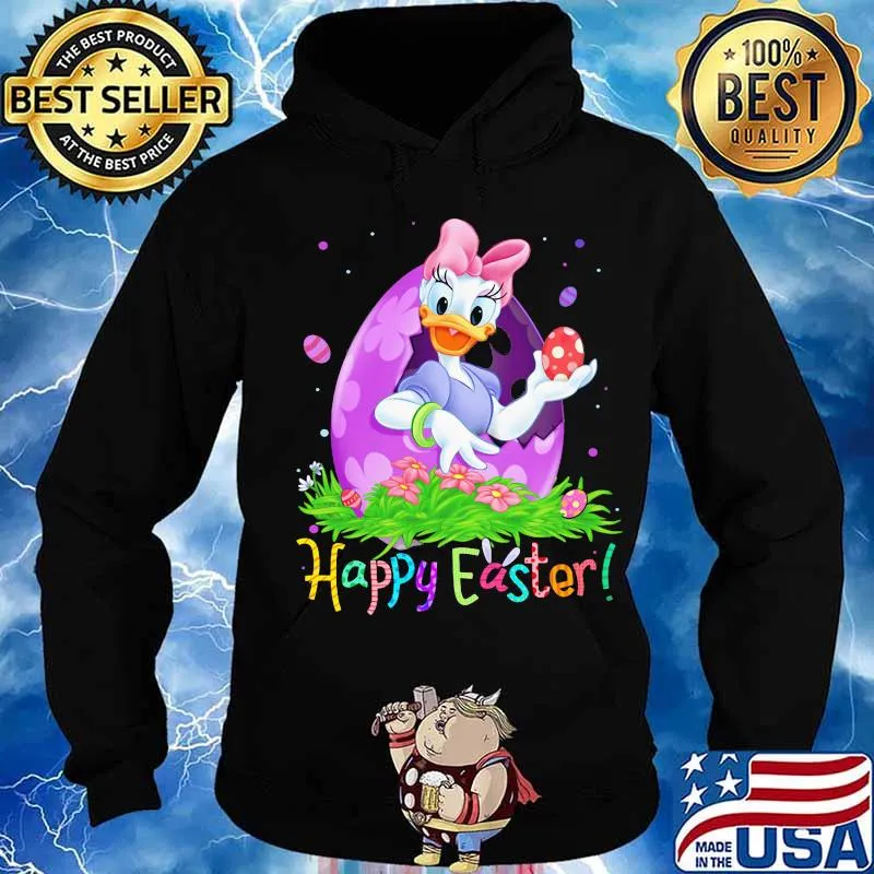 Disney daisy duck happy easter flower s Hoodie
