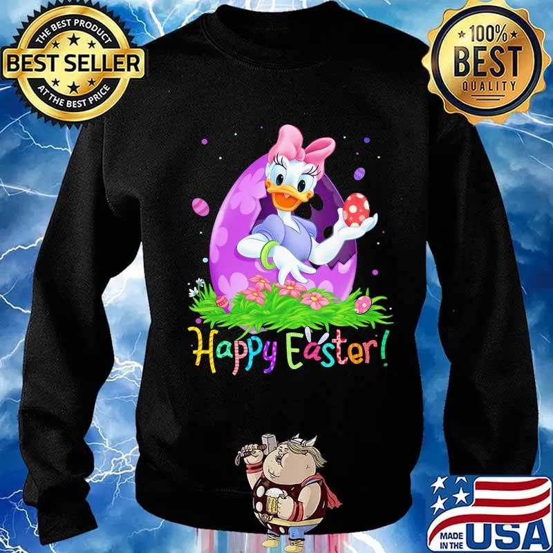 Disney daisy duck happy easter flower s Sweater