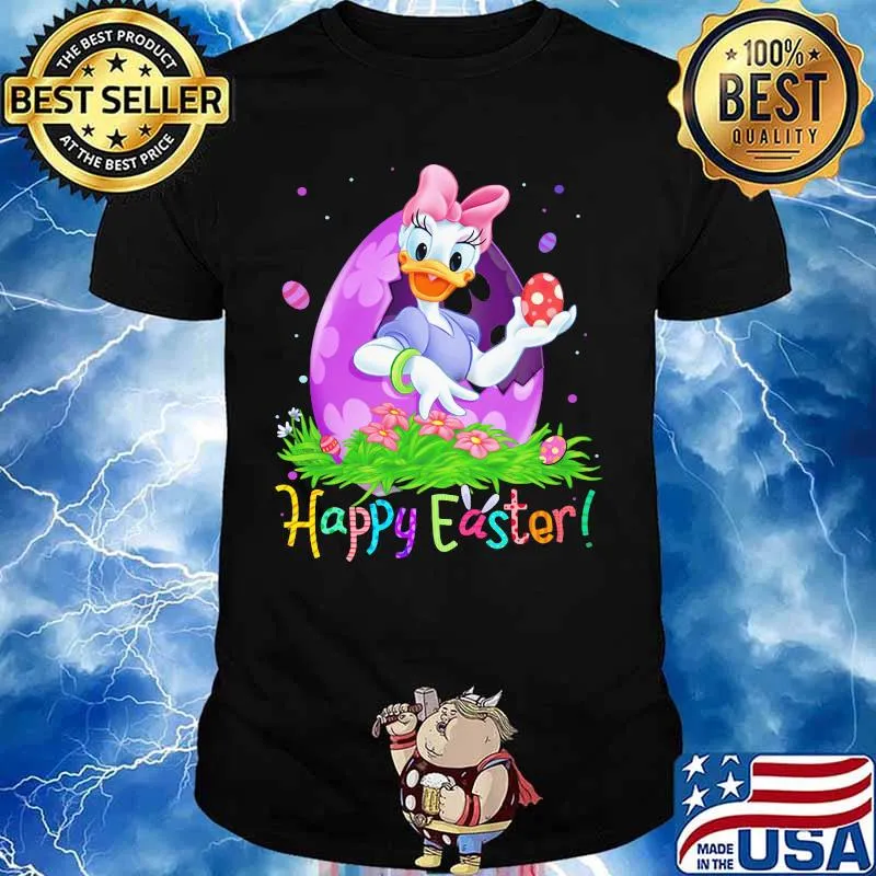 Disney daisy duck happy easter flower shirt