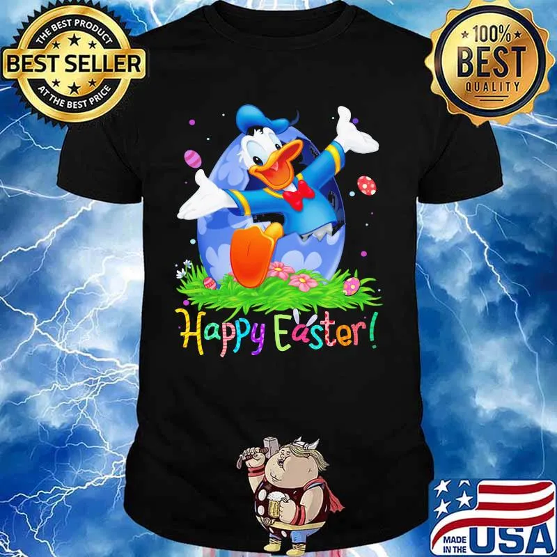 Disney donald duck happy easter flower shirt