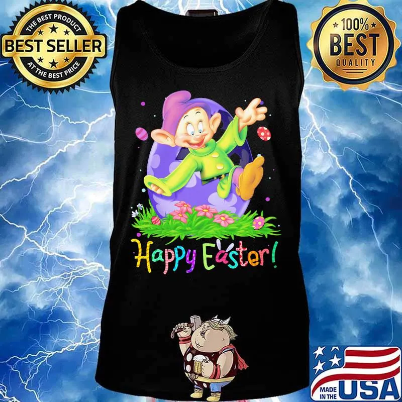 Disney dopey happy easter flower s Tank top