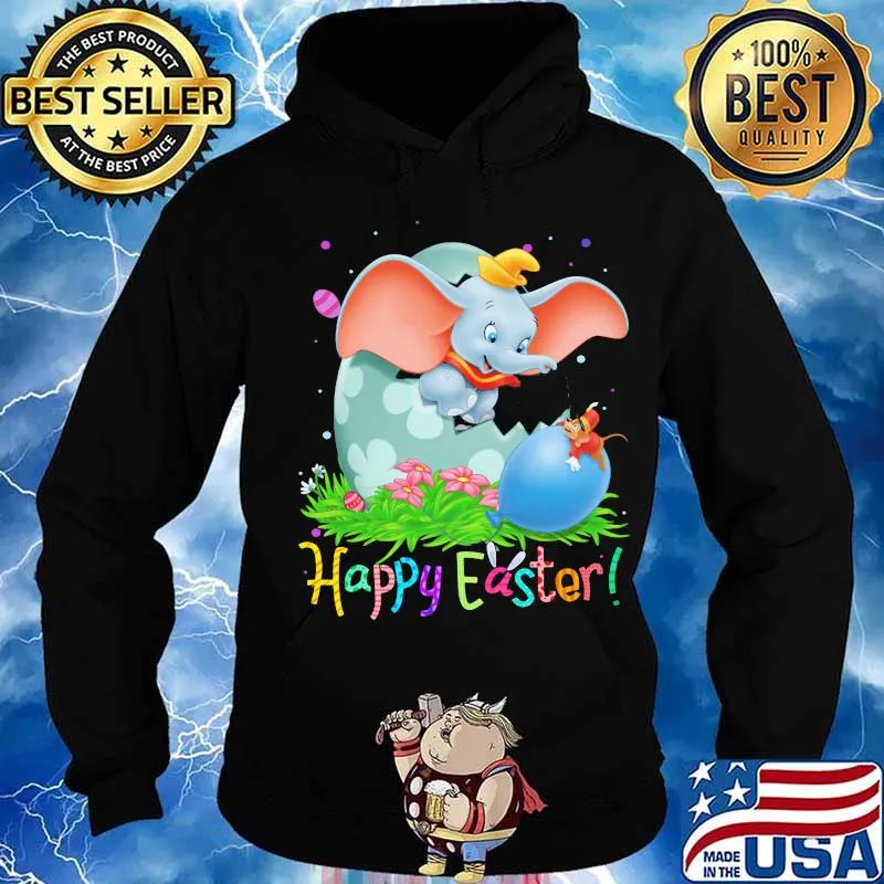 Disney dumbo elephant happy easter flower s Hoodie