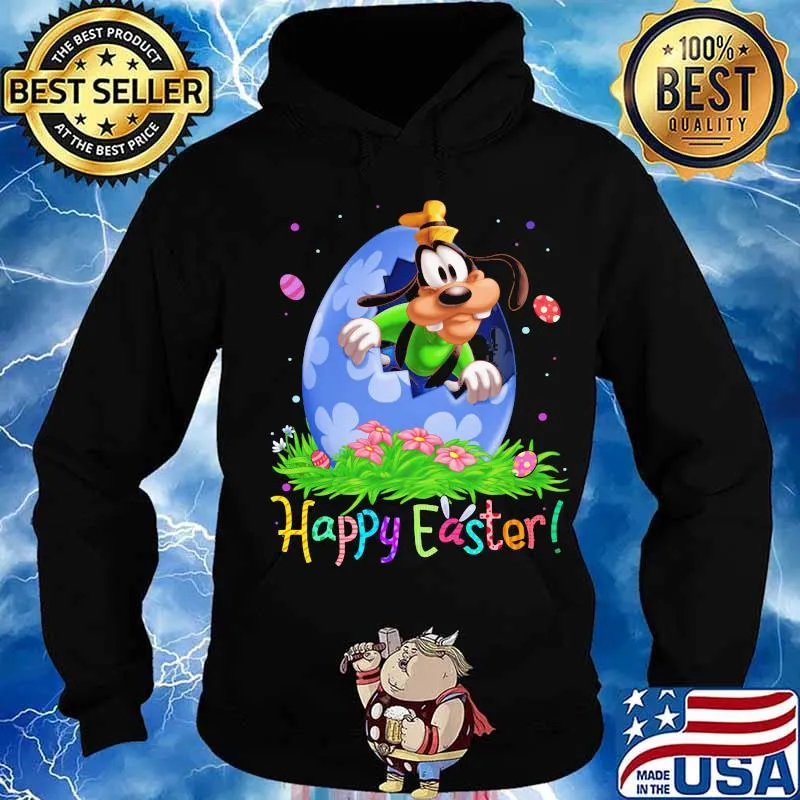 Disney goofy happy easter flower s Hoodie