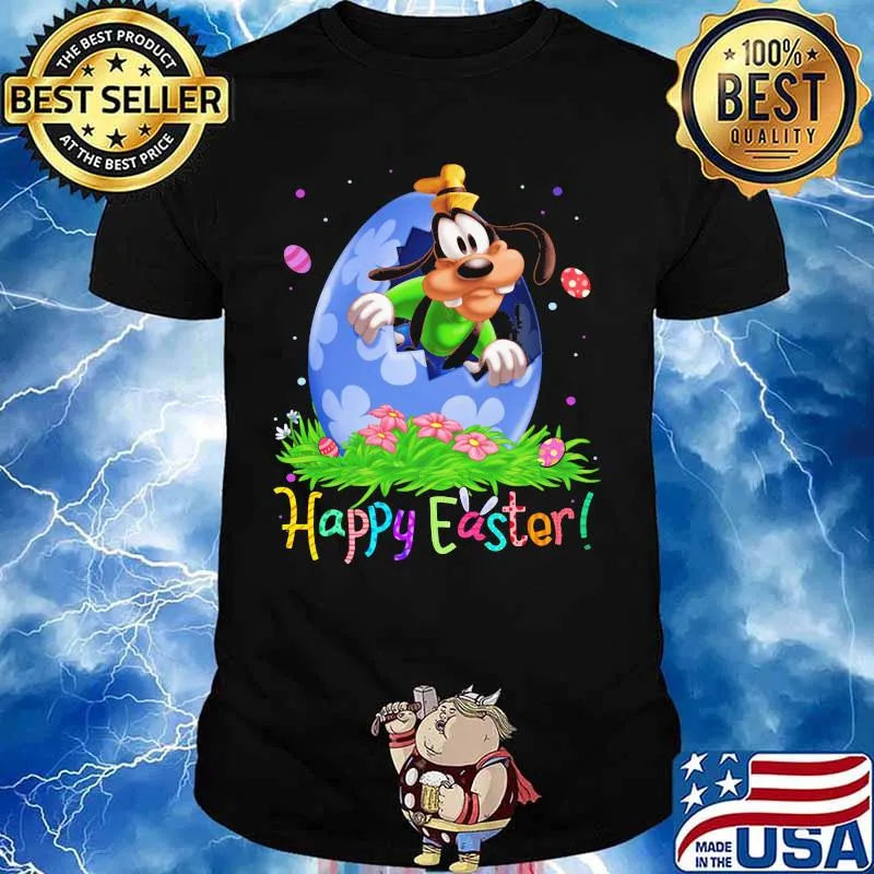Disney goofy happy easter flower shirt