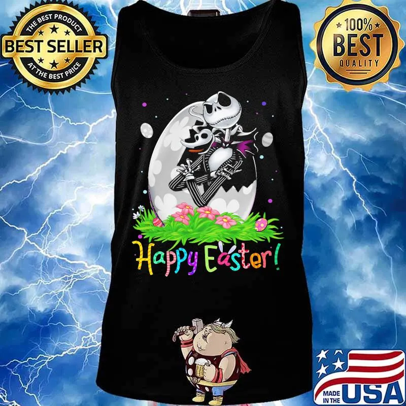 Disney jack skellington happy easter flower s Tank top