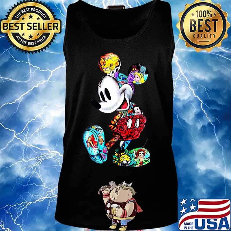 Disney mickey mouse art s Tank top