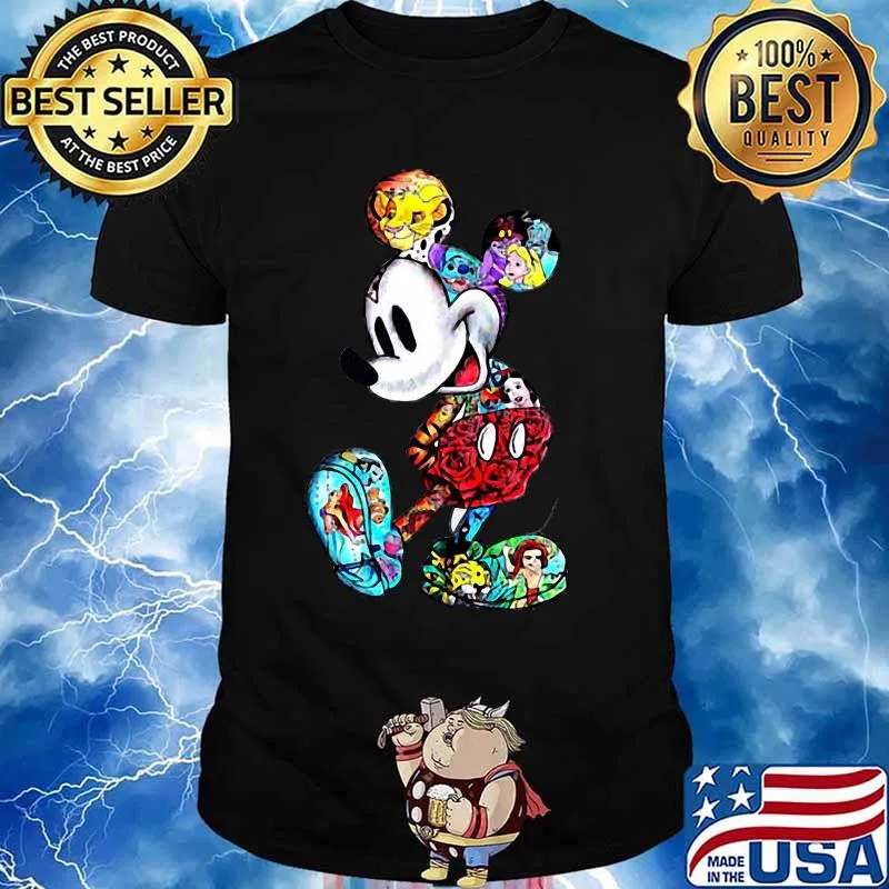 Disney mickey mouse art shirt