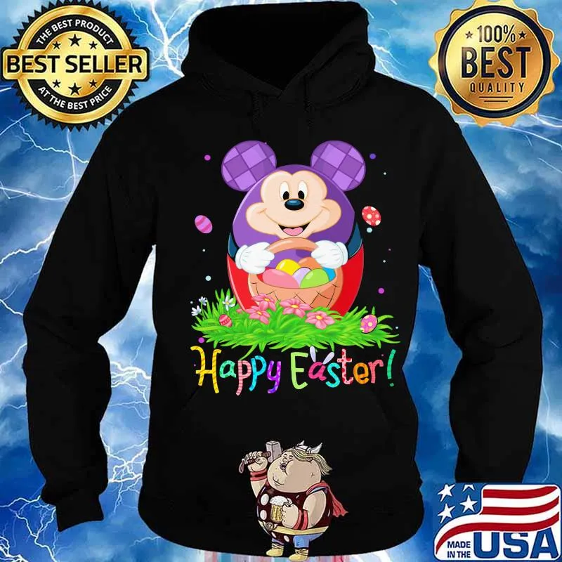 Disney mickey mouse happy easter flower s Hoodie