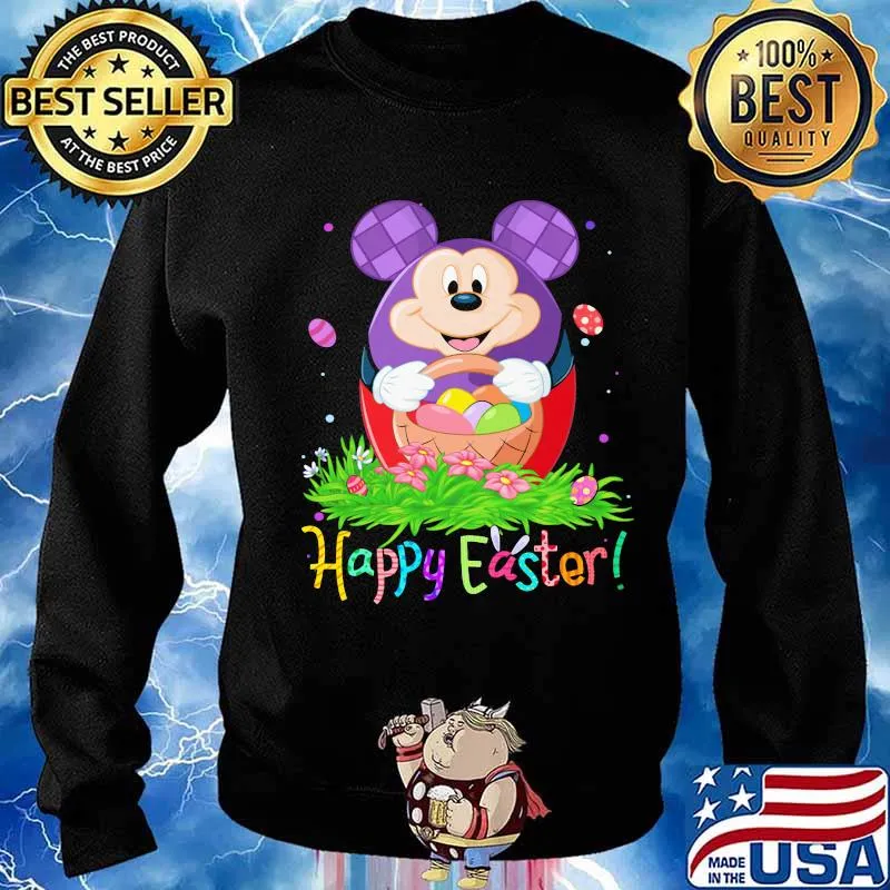 Disney mickey mouse happy easter flower s Sweater