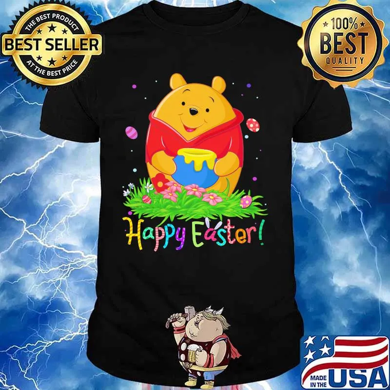 Disney pooh happy easter flower shirt