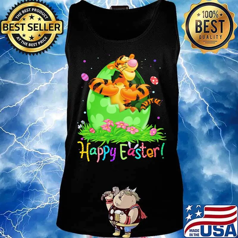 Disney tigger happy easter flower s Tank top