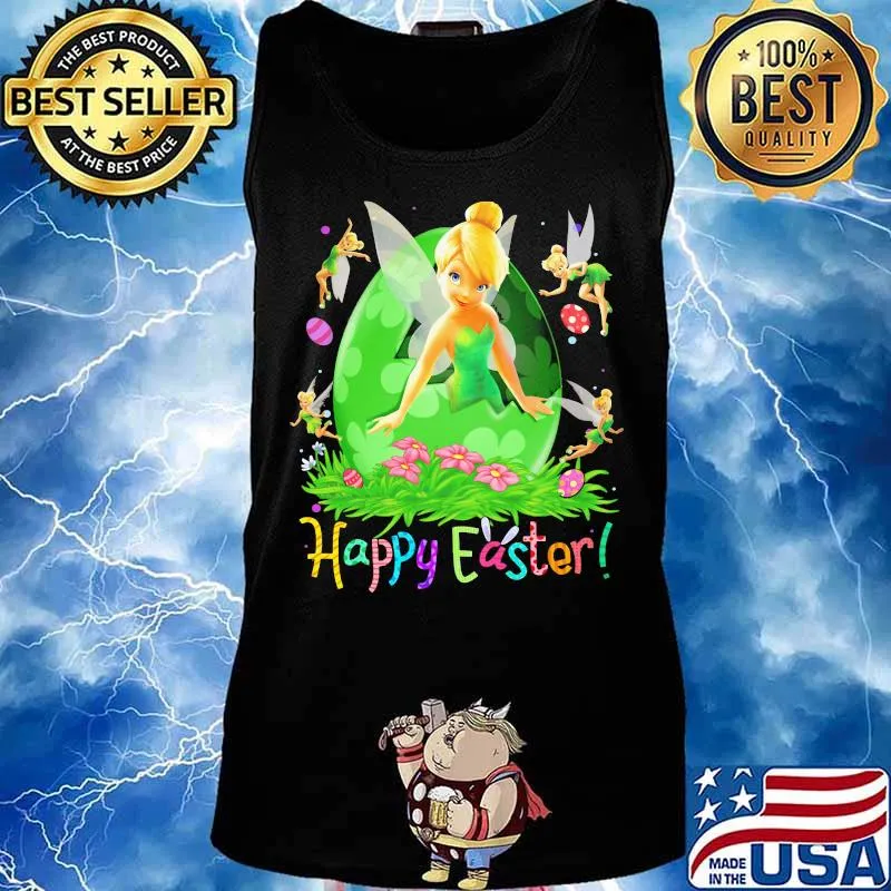 Disney tinkerbell happy easter flower s Tank top
