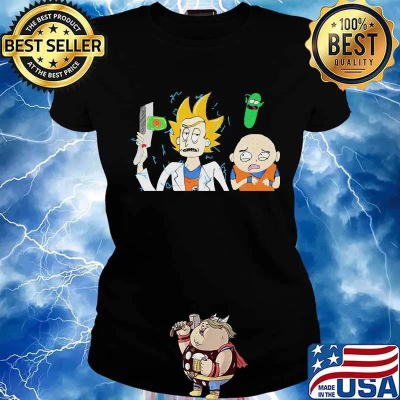 Dragon ball 7 rick and morty s Ladies tee