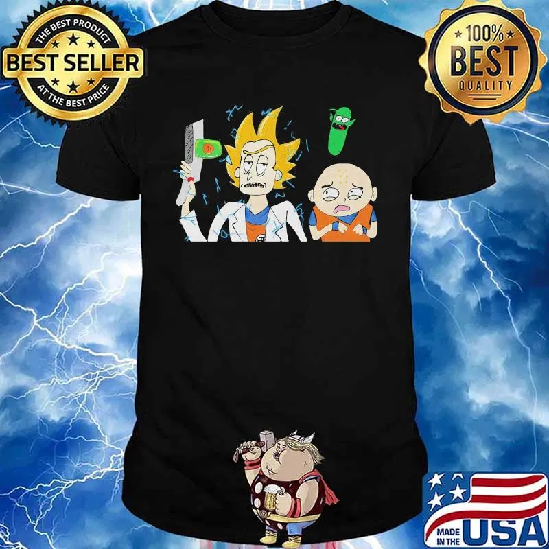 Dragon ball 7 rick and morty shirt