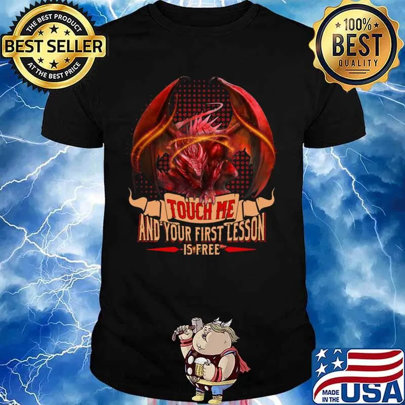 Dragon touch me and your first lesson is free shirt