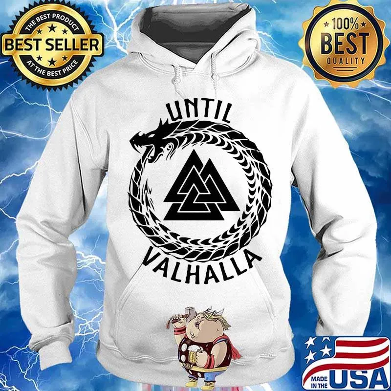Dragon triangle symbol until valhalla s Hoodie