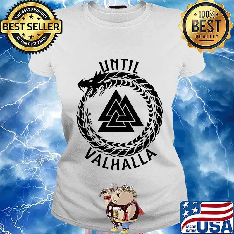 Dragon triangle symbol until valhalla s Ladies tee