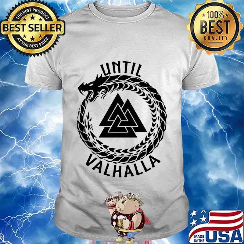 Dragon triangle symbol until valhalla shirt