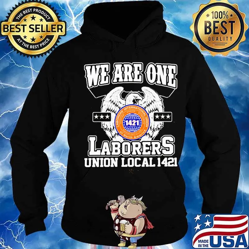Eagles we are one laborers international union of north america 1421 s Hoodie