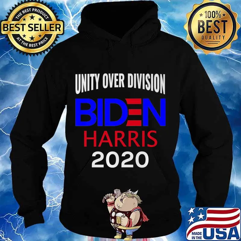 Elect Joe Biden Kamala Harris 2020 Unity Over Division Premium T-Shirt Hoodie