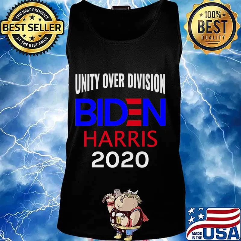 Elect Joe Biden Kamala Harris 2020 Unity Over Division Premium T-Shirt Tank top