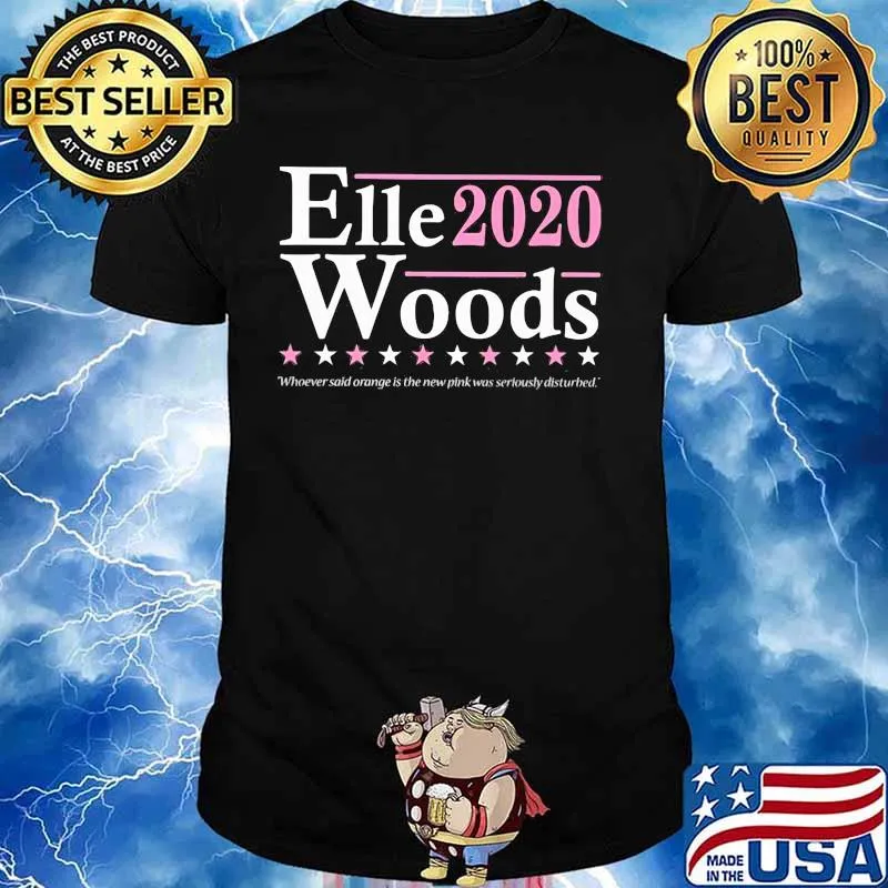 Elle woods 2020 whoever said orange is the new pink was seriously disturbed stars shirt