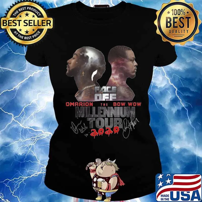 Face off omarion the bow wow millennium tour aoao signatures s Ladies tee