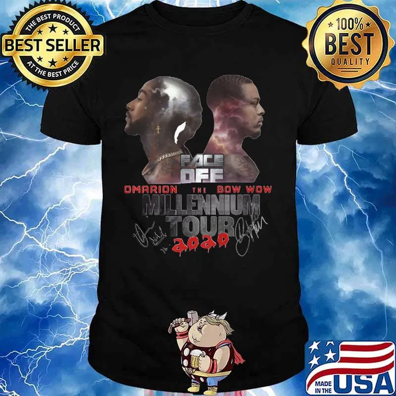 Face off omarion the bow wow millennium tour aoao signatures shirt