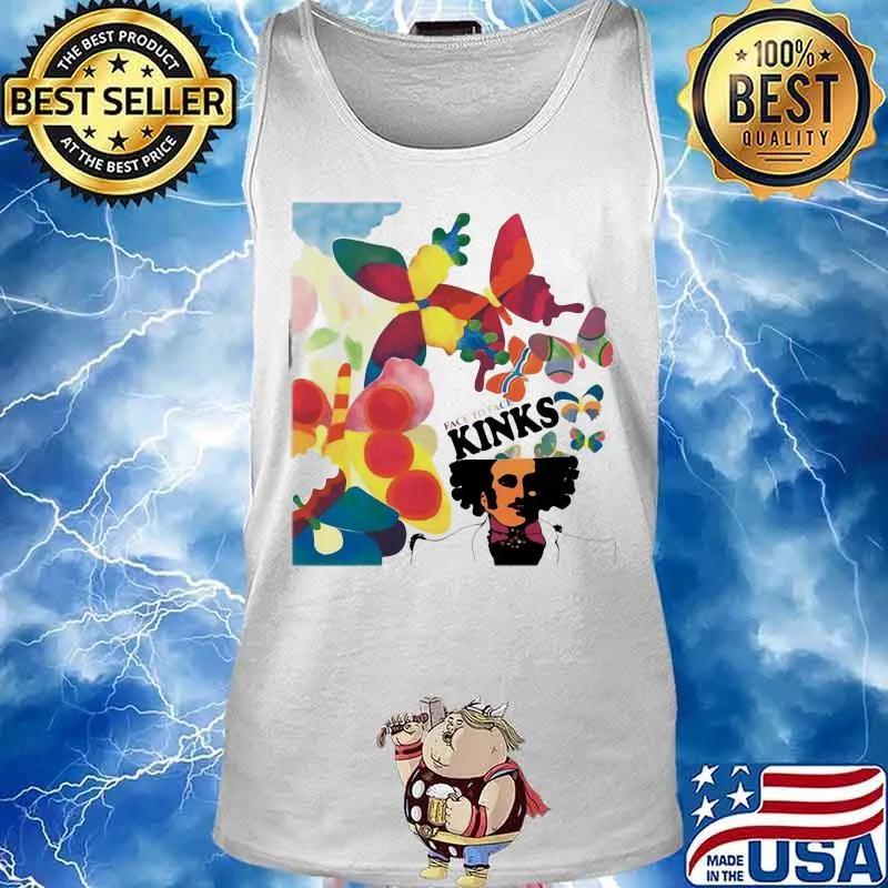 Face to face kinks butterflies s Tank top