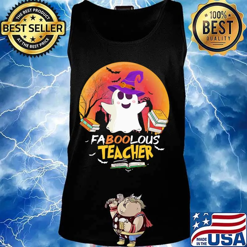 FaNooLous Teacher Witch Halloween s Tank top