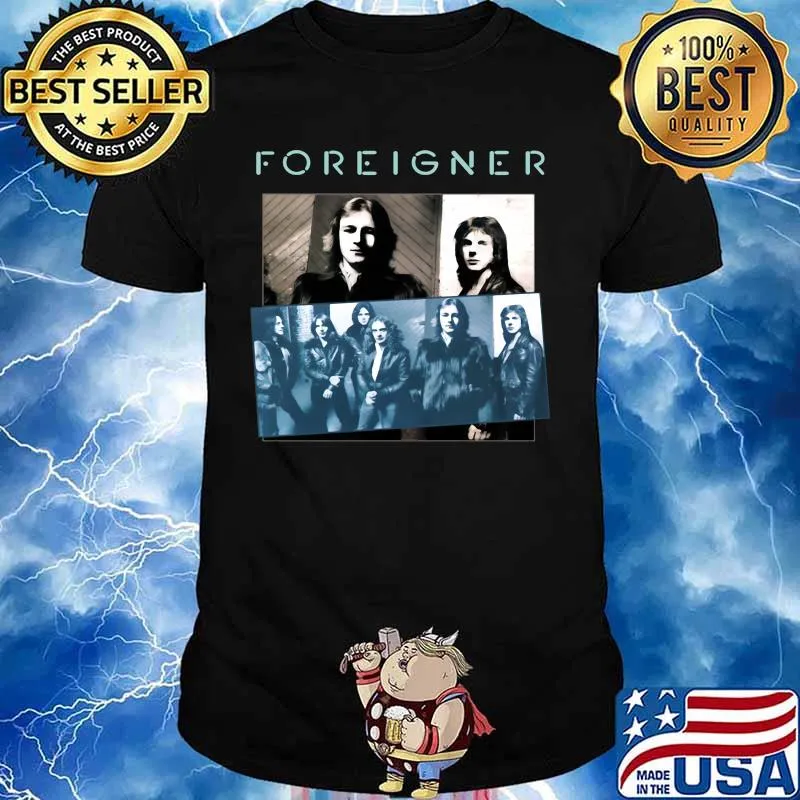 Foreigner band members pictures shirt