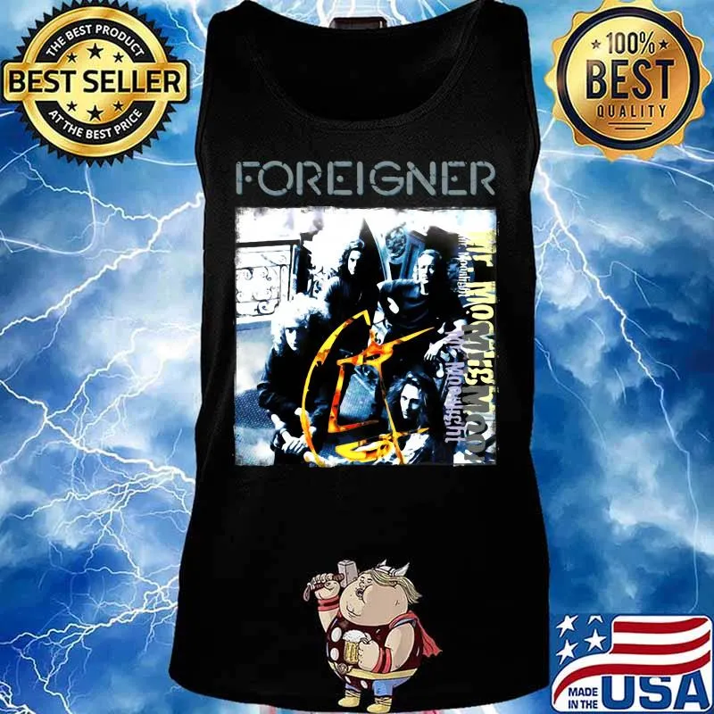 Foreigner band mr. moonlight album s Tank top