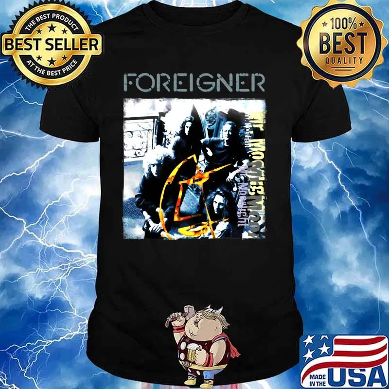 Foreigner band mr. moonlight album shirt