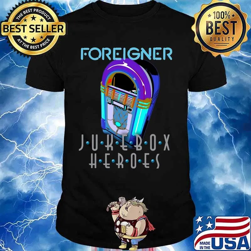 Foreigner juke box heroes shirt