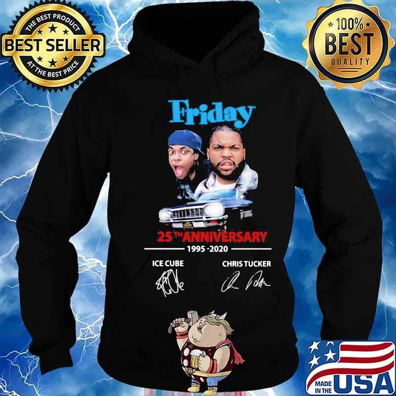 Friday 25th anniversary 1995 2020 signatures s Hoodie
