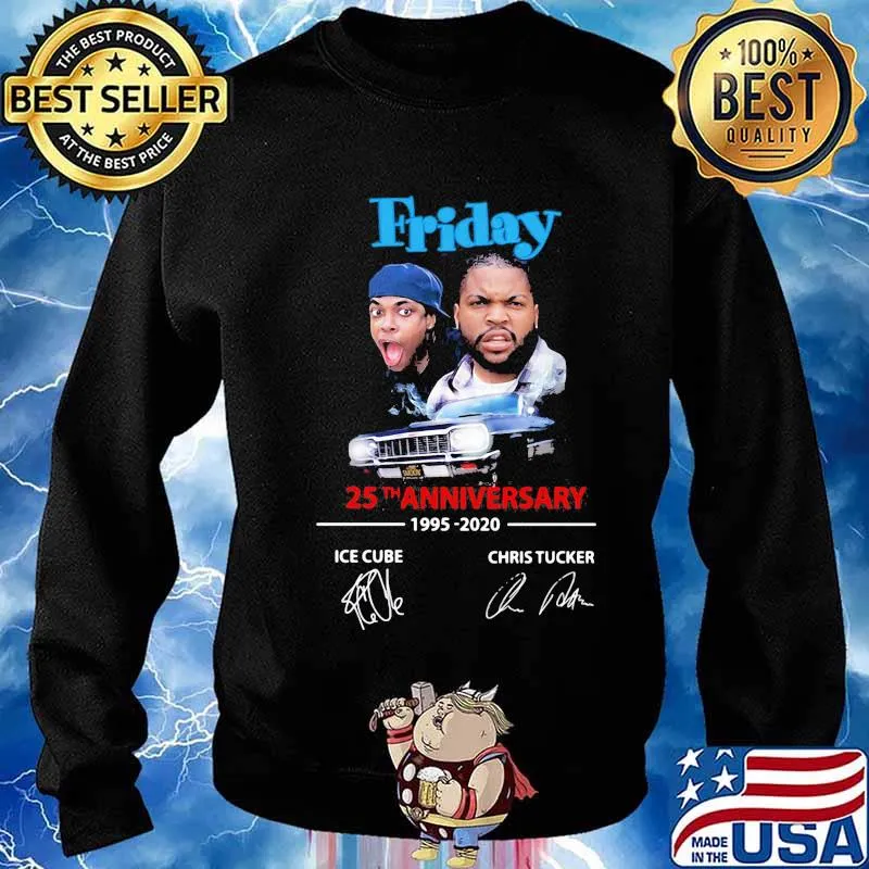 Friday 25th anniversary 1995 2020 signatures s Sweater