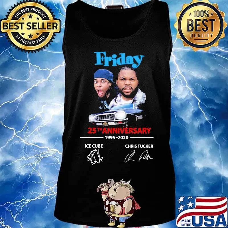 Friday 25th anniversary 1995 2020 signatures s Tank top