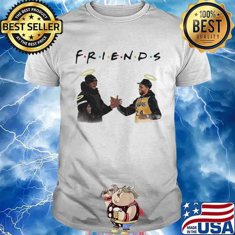 Friends kobe bryant daughter and chadwick rip shirt