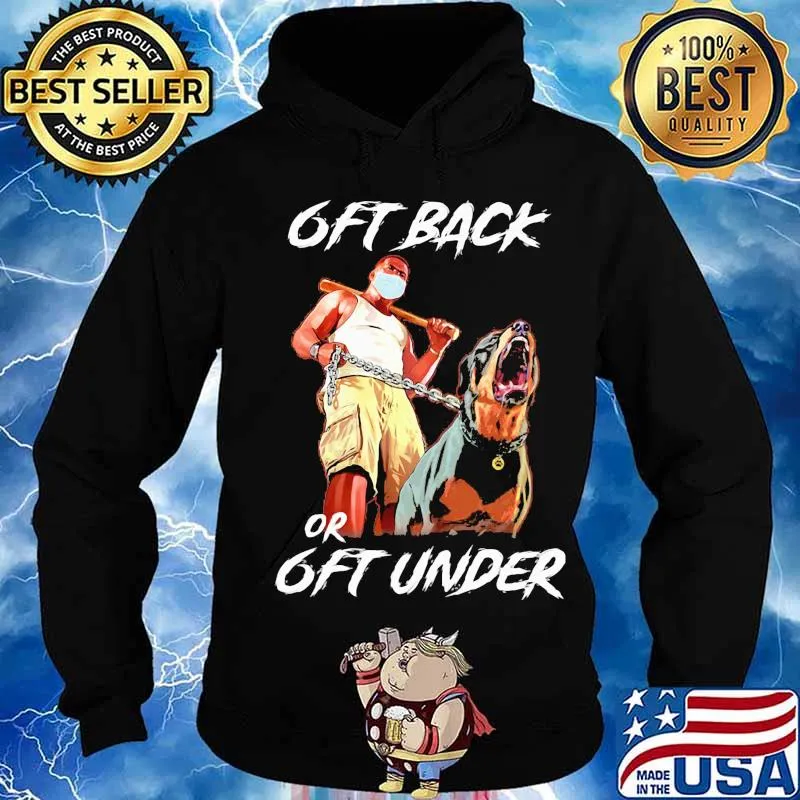 German shepherd mask 6ft back or 6ft under s Hoodie