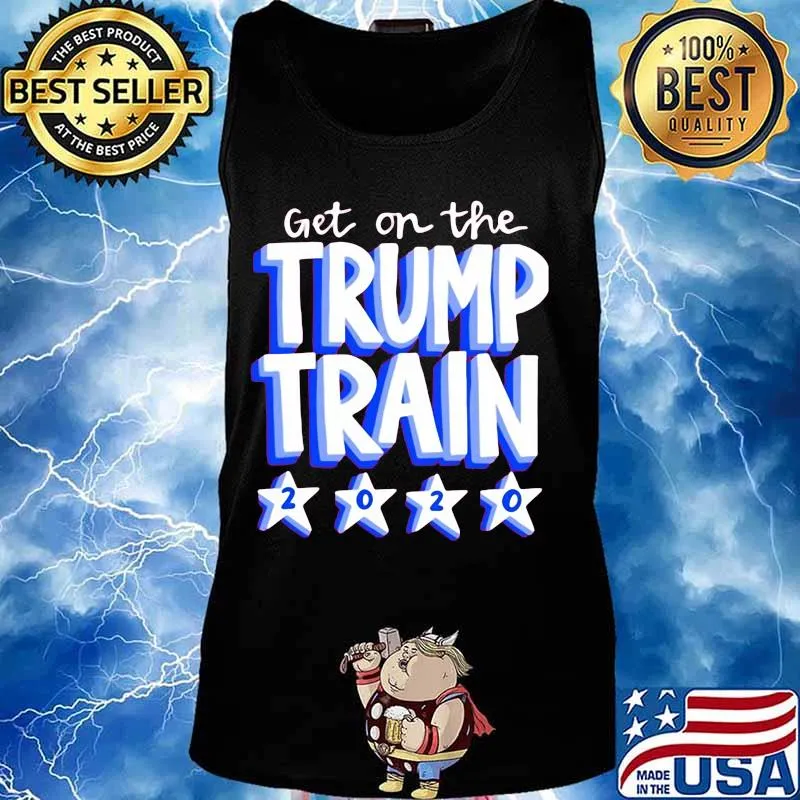 Get on the trump train 2020 stars s Tank top