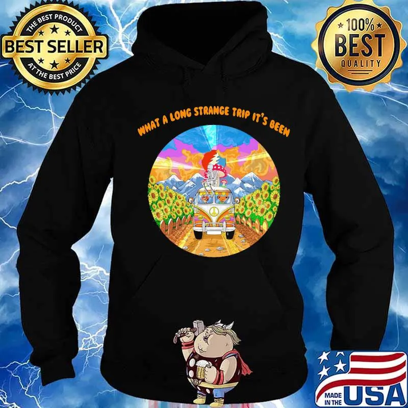 Grateful dead bus what a long strange trip it's been sunflowers s Hoodie