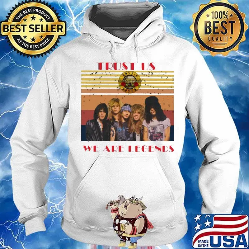 Guns n roses trust us we are legends vintage retro s Hoodie