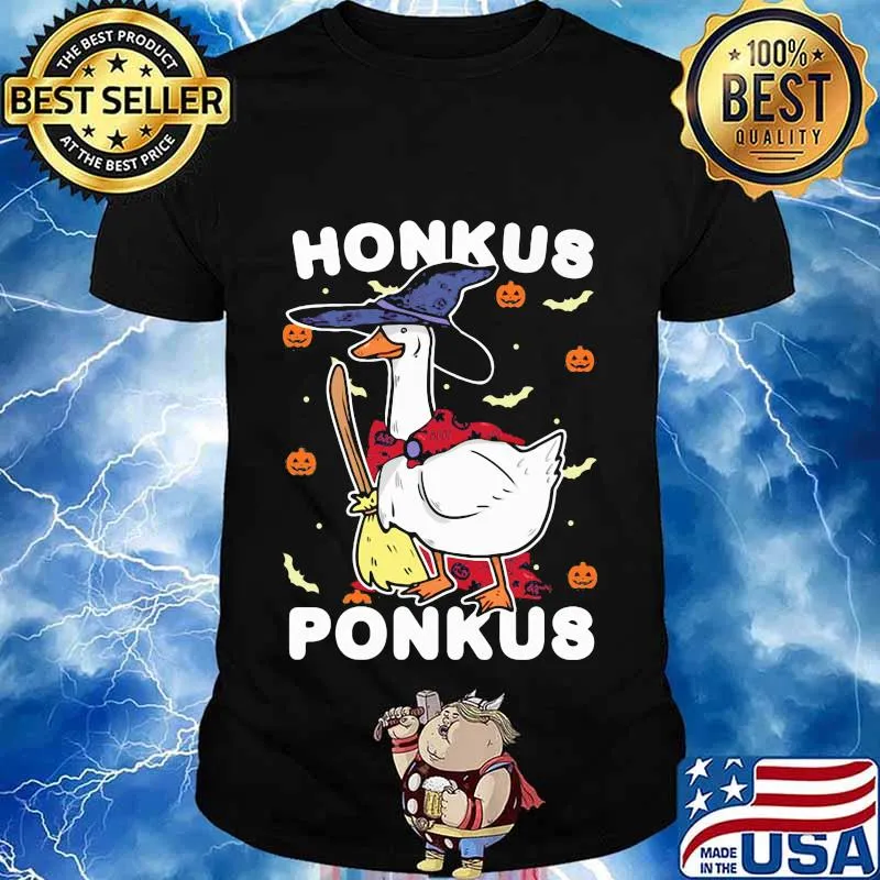 Halloween duck witch honkus ponkus shirt