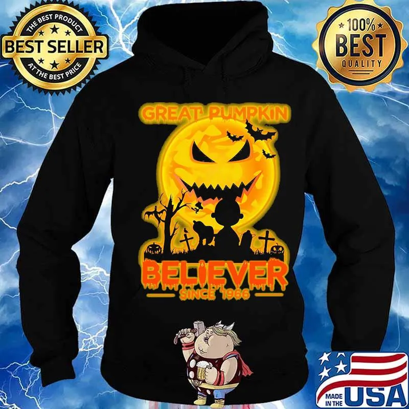 Halloween great pumpkin believer since 1966 haloween s Hoodie