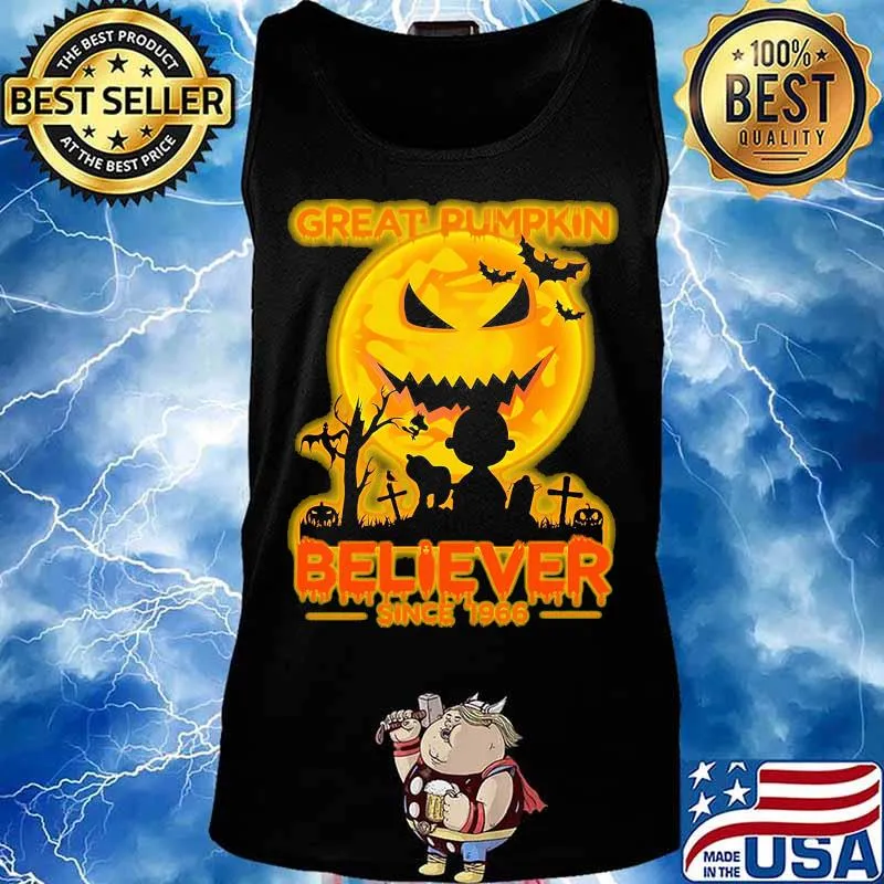 Halloween great pumpkin believer since 1966 haloween s Tank top