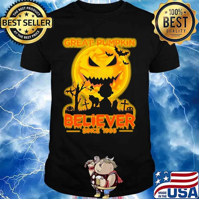 Halloween great pumpkin believer since 1966 haloween shirt